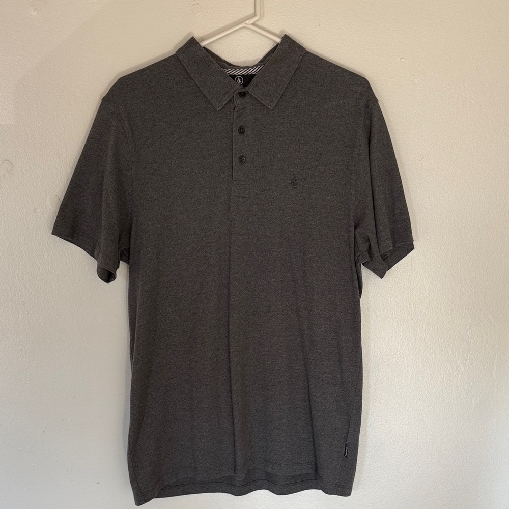 VOLCOM POLO DARK GREY